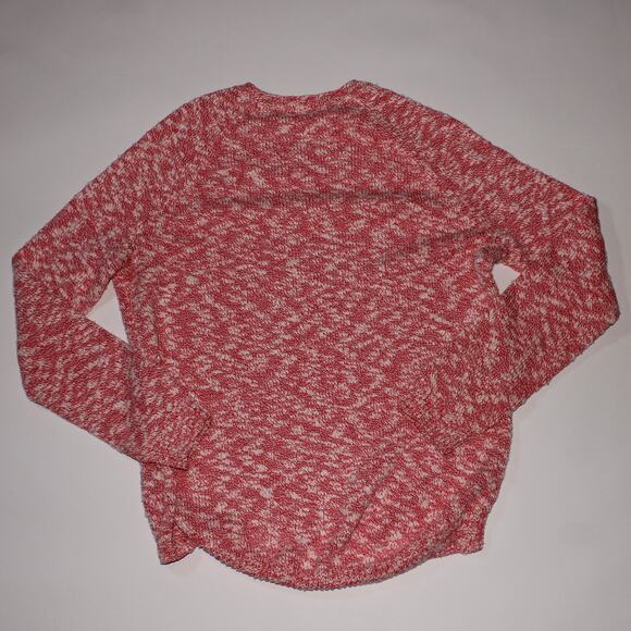 J. Mclaughlin Pink And White Marled Light Knitted Sweater Size M - Picture 2 of 4